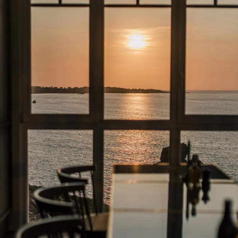 hotel les bassans bretagna ristorante tramonto
